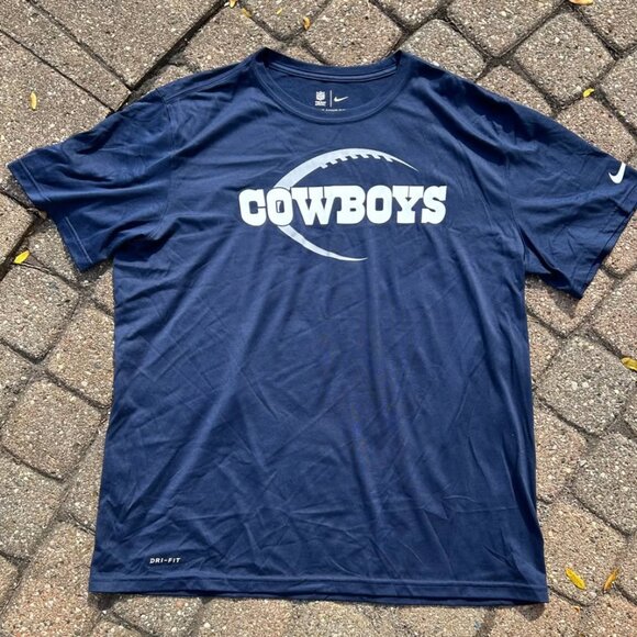 Nike Dallas Cowboys NFL Football Dri-Fit T Shirt Sz XL - Picture 1 of 8